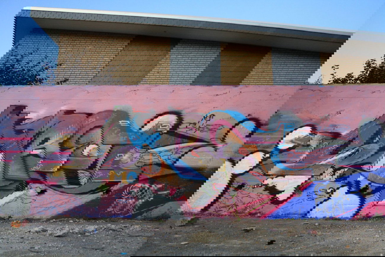 Graffiti Wall - Photo by SareOne_DmbMcr - sare, dmb, mcr (2014)