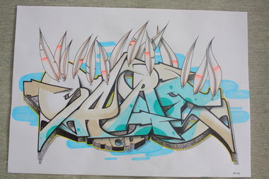 Graffiti Sketch - Photo by SareOne_DmbMcr - sare, sehr, dmb (2015)