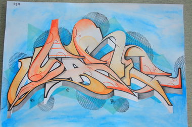 Graffiti Sketch - Photo by SareOne_DmbMcr - sere, sehr, dmb (2015)