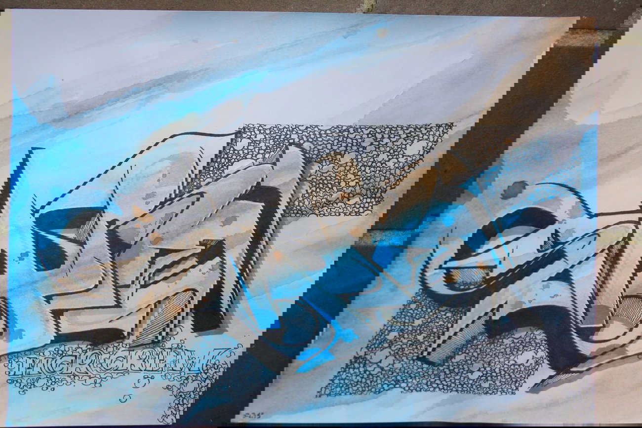 Graffiti Sketch - Photo by SareOne_DmbMcr - Sare, Mcr, Aachen (2015)