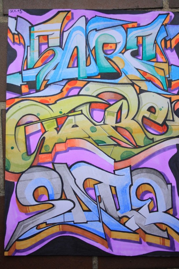 Graffiti Sketch - Photo by SareOne_DmbMcr - Sare, mcr, aachen (2015)