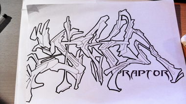 Graffiti Sketch in Berlin - Photo by Sarid_One - Sarid, One