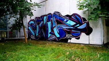 Graffiti Wall in Berlin - Photo by Sarid_One - SARID, ONE (2013)