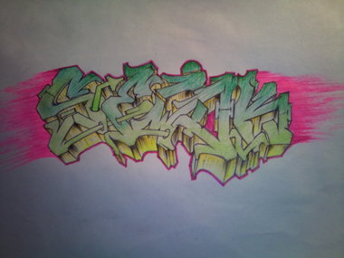 Graffiti Sketch - Photo by Sarma