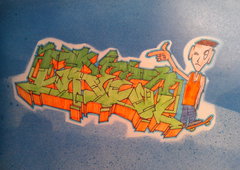 Graffiti Sketch - Photo by Sarma - Sewu (2013)