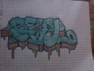 Graffiti Sketch - Photo by Sarma