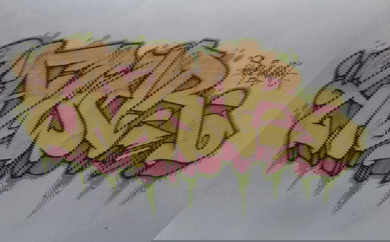 Graffiti Sketch - Photo by Sarma - ExchangeWithHawarSewuk2014!