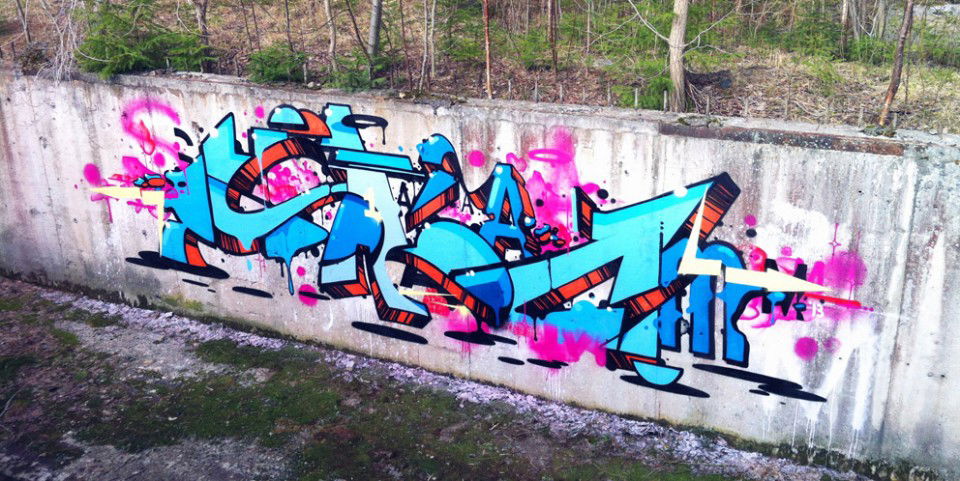 Graffiti Wall in Russia - Photo by SashaSam