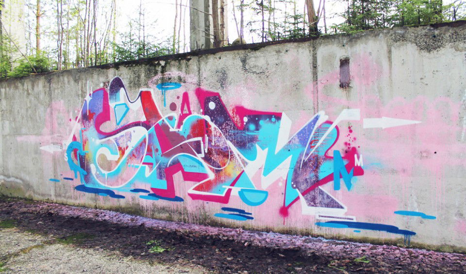 Graffiti Wall in Russia - Photo by SashaSam (2013)