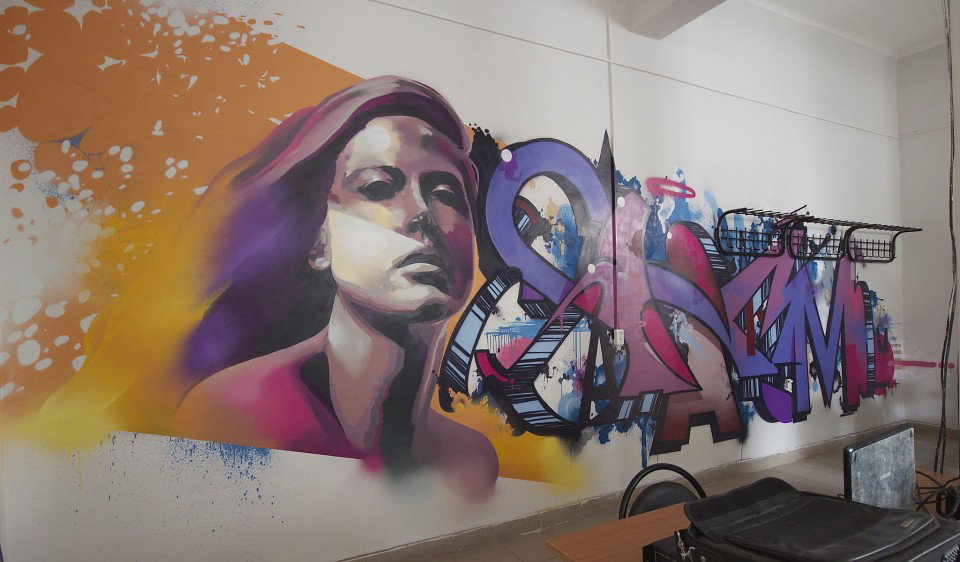 Graffiti Wall in Russia - Photo by SashaSam (2013)