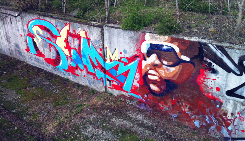 Graffiti Wall in Russsia - Photo by SashaSam (2013)