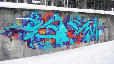 Graffiti Wall in Russia - Photo by SashaSam (2013)