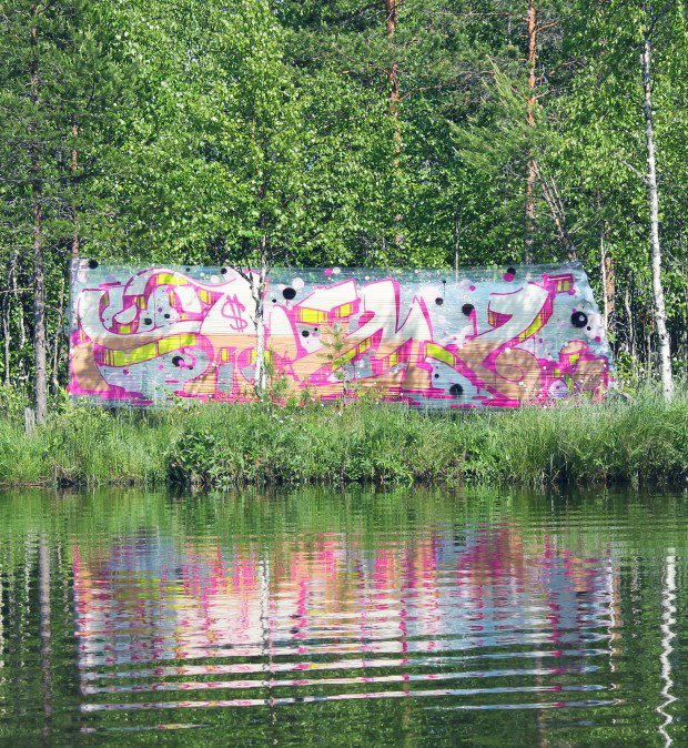 Graffiti Wall in Russia - Photo by SashaSam (2013)