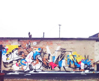Graffiti Wall in Russia - Photo by SashaSam (2013)