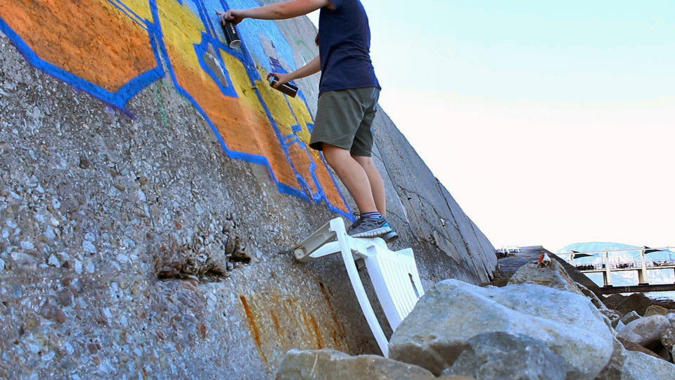 Graffiti Artwork in Gurzuf - Photo by Sashastaf111 - staf, 2013 (2013)