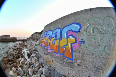 Graffiti Wall in Gurzuf - Photo by Sashastaf111 - staf, 2013 (2013)