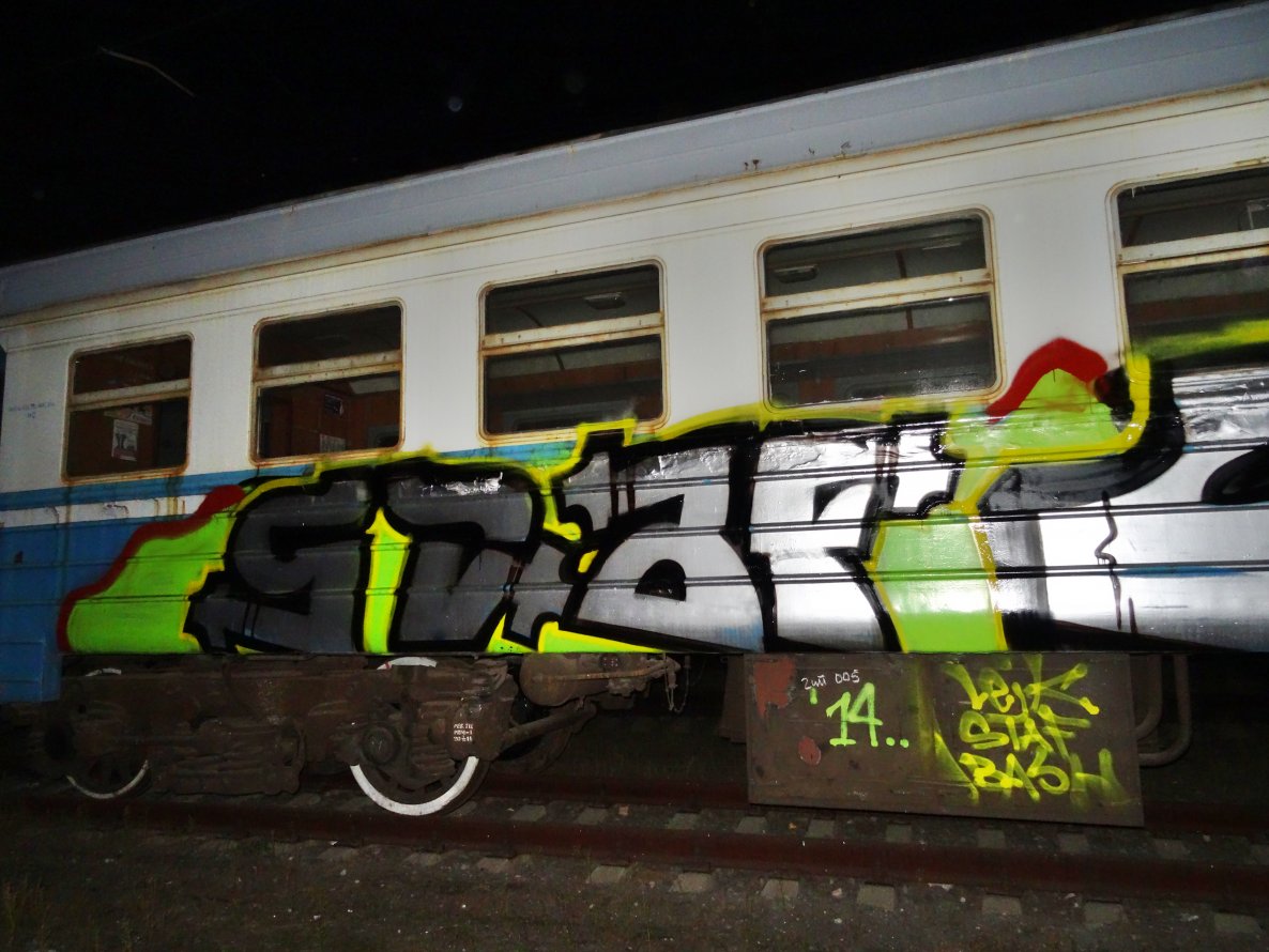 Graffiti Train - Photo by Sashastaf111