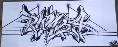 Graffiti Sketch - Photo by SatansBengel - Daiar, Pumba, MCR