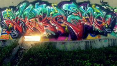 Graffiti Wall in Moscow - Photo by Satir460S (2014)