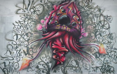 Graffiti Wall in Район Гольяново - Photo by Satir460S - character (2016)