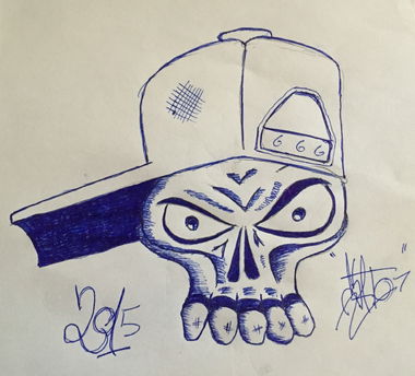 Graffiti Sketch in Italia - Photo by Satos (2015)