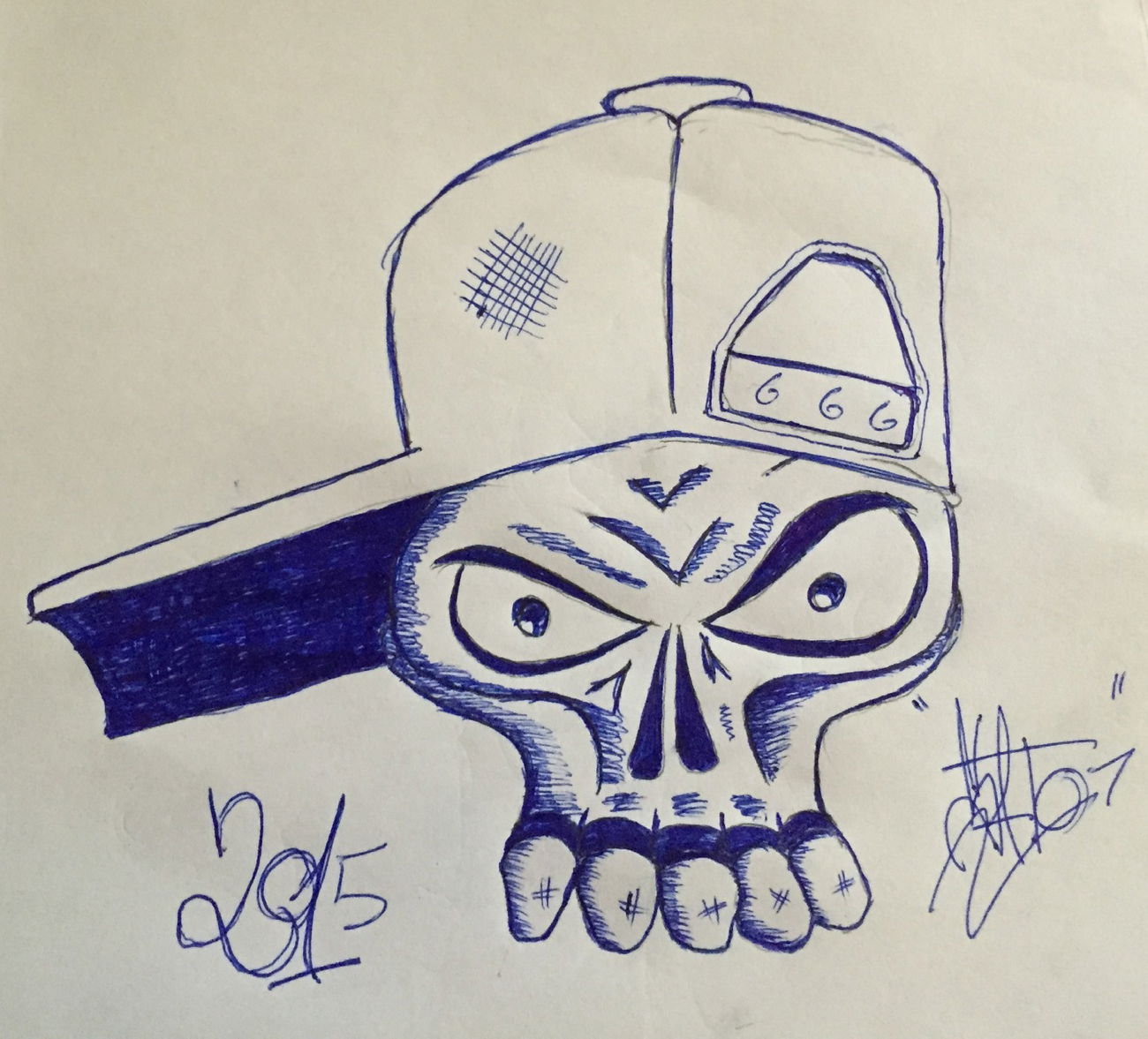 Graffiti Sketch in Italia - Photo by Satos (2015)