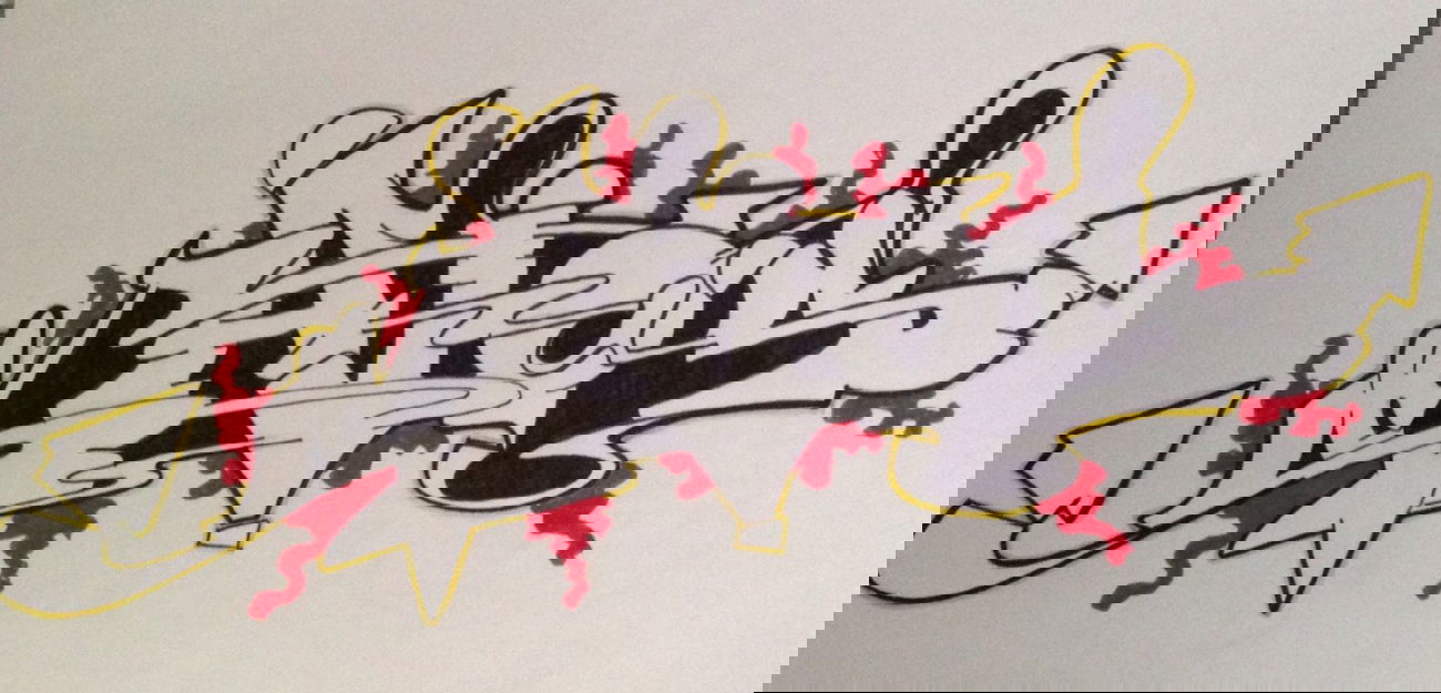 Graffiti Sketch in bolzano - Photo by Satos - satos (2015)