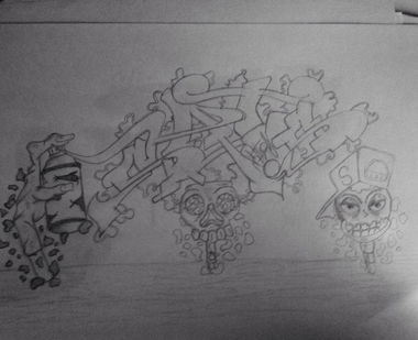 Graffiti Sketch in Bolzano - Photo by Satos - Satos (2015)