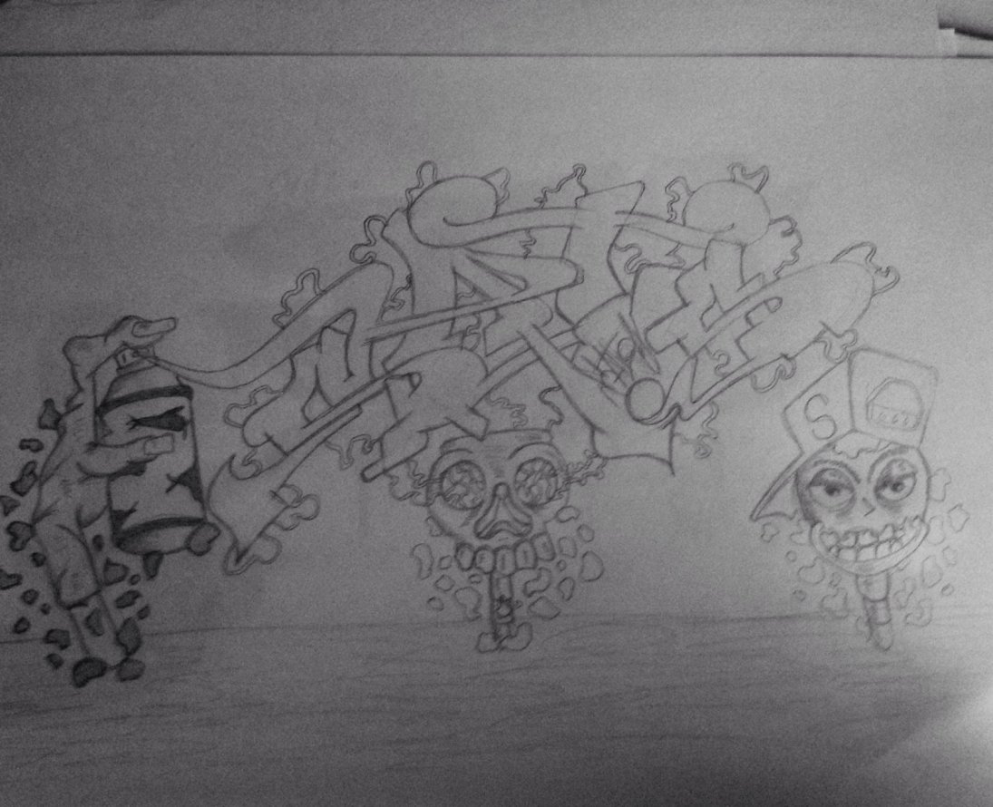 Graffiti Sketch in Bolzano - Photo by Satos - Satos (2015)