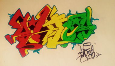 Graffiti Sketch - Photo by Satos - Satos (2014)