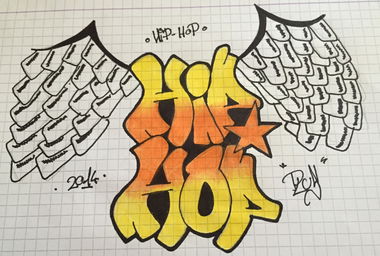 Graffiti Sketch in Italia - Photo by Satos - Sato (2015)