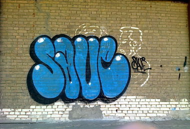 Graffiti Bombing - Photo by Save
