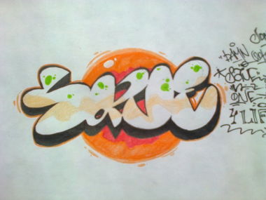 Graffiti Sketch - Photo by Save