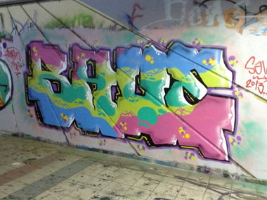Graffiti Wall in Argiroupoli - Photo by SaveOne (2013)