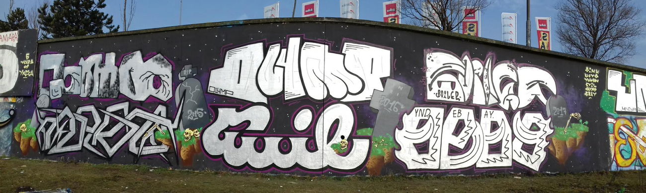 Graffiti Wall - Photo by Savior - evil, ugy, yukon (2017)