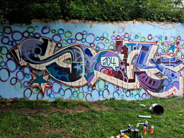 Graffiti Wall - Photo by SayHello - say, say15, 104 (2014)