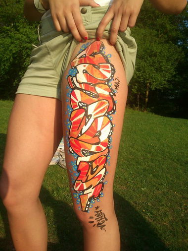 Graffiti Artwork - Photo by Sayker9 - bodypaint