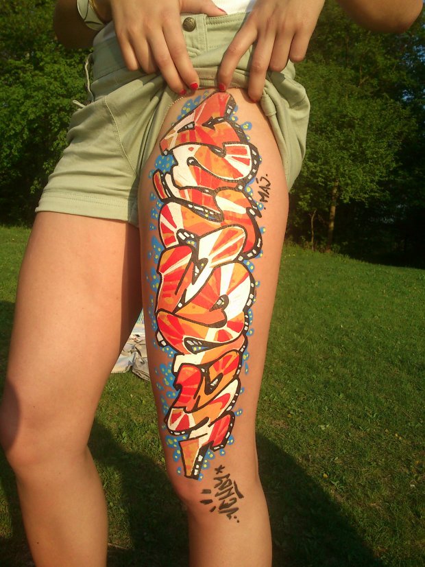 Graffiti Artwork - Photo by Sayker9 - bodypaint