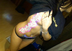 Graffiti Artwork - Photo by Sayker9 - acab, bodypainting, bodypaint (2012)