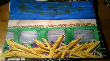 Graffiti Sketch - Photo by Sayker9 - sketch (2014)