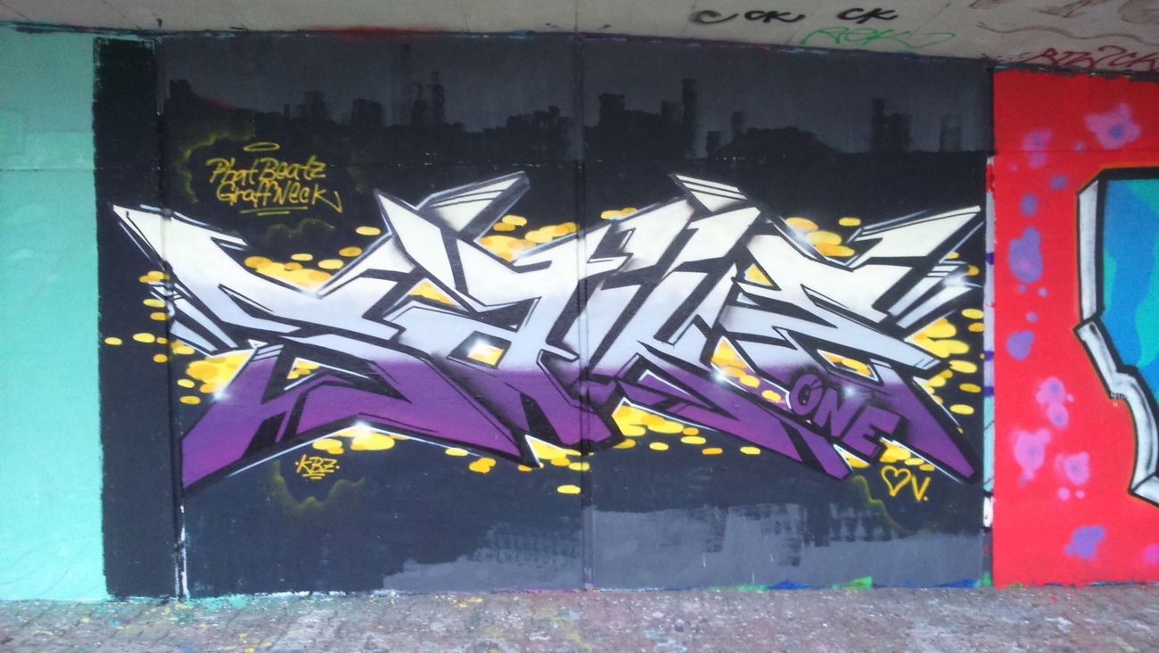Graffiti Wall - Photo by Sayker9 - graffneckjam (2015)