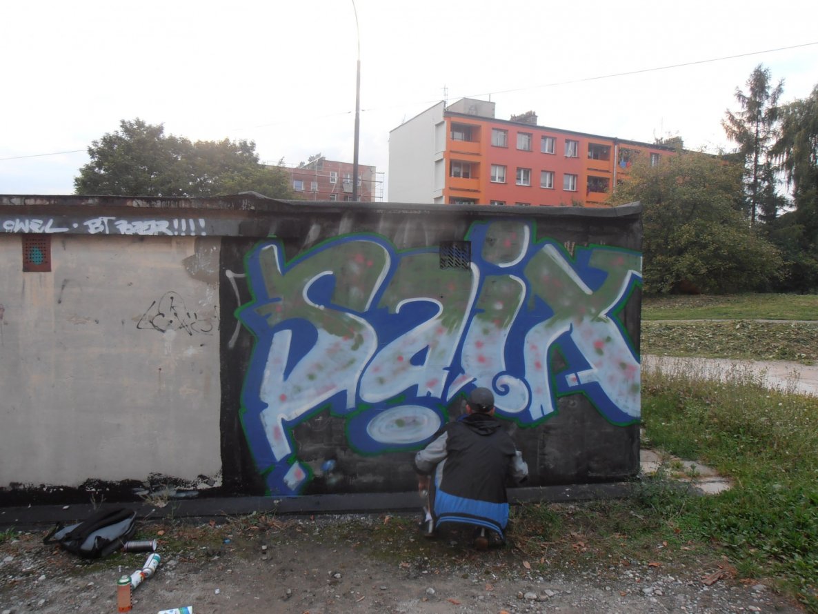 Graffiti Bombing - Photo by Sayks1 - Sayks1