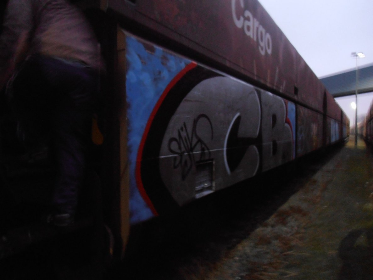 Graffiti Train - Photo by Sayks1 - C.B, cru