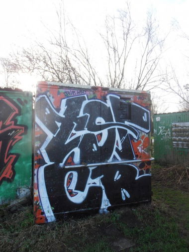 Graffiti Bombing - Photo by Sayks1 - C.B, feat, TgF