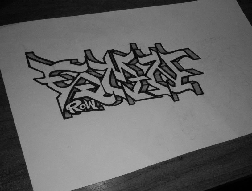 Graffiti Sketch - Photo by Saymon (2012)