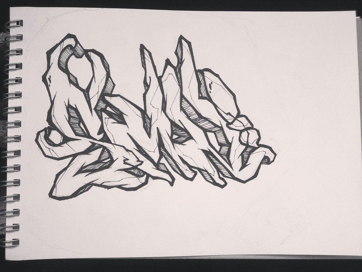 Graffiti Sketch - Photo by Saymon - Saymon (2014)