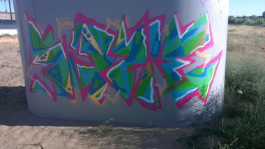 Graffiti Wall in Astrakhan - Photo by Saze