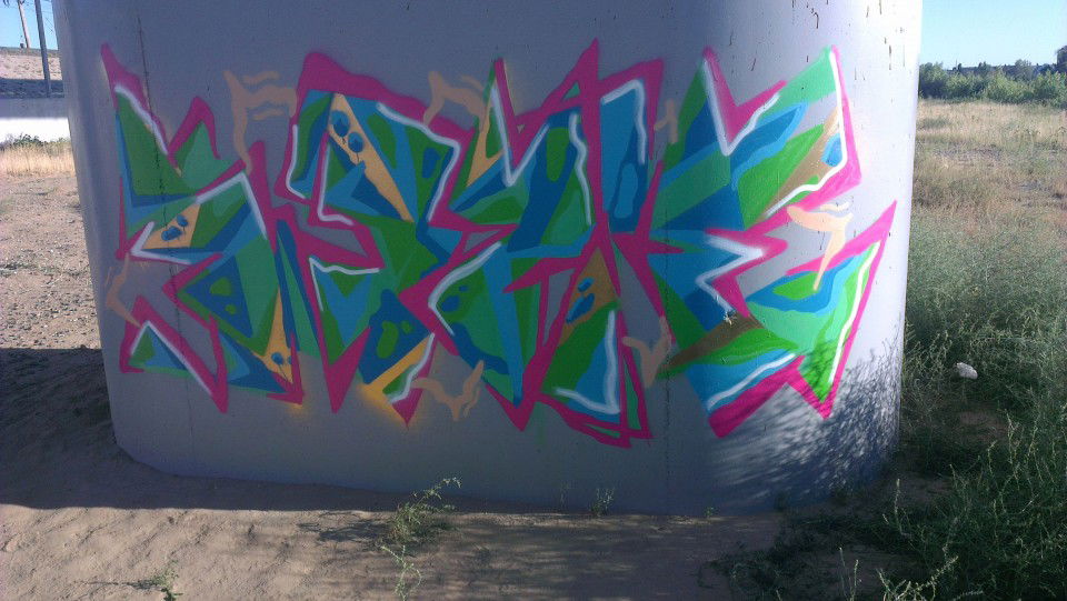 Graffiti Wall in Astrakhan - Photo by Saze