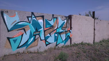 Graffiti Wall - Photo by Saze