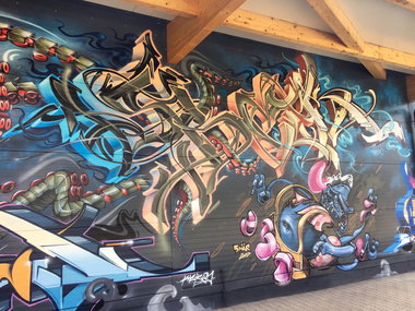 Graffiti Wall - Photo by Sbecky